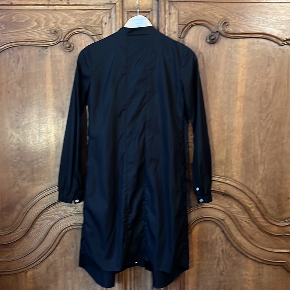 Billy Reid Button Down Long Sleeve Black Dress - Picture 10 of 16